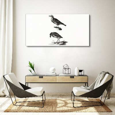 Tablou canvas Păsări pe o ramură