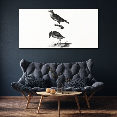 Tablou canvas Păsări pe o ramură