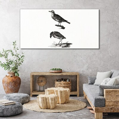 Tablou canvas Păsări pe o ramură