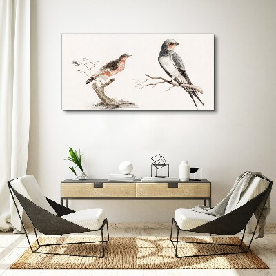 Tablou canvas Păsări pe ramuri