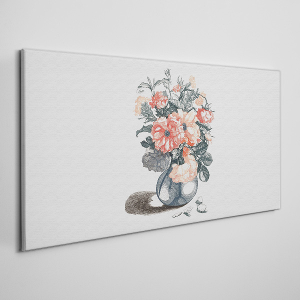 Tablou canvas Flori într-o vază