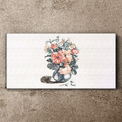 Tablou canvas Flori într-o vază