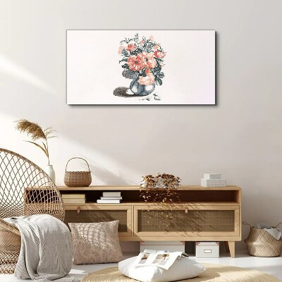 Tablou canvas Flori într-o vază