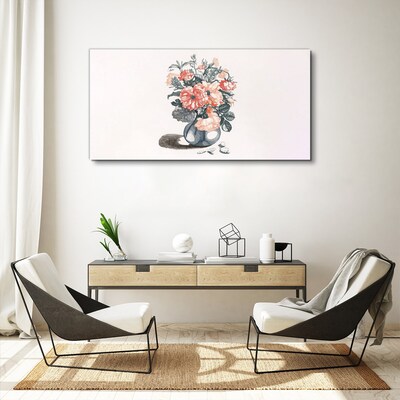 Tablou canvas Flori într-o vază