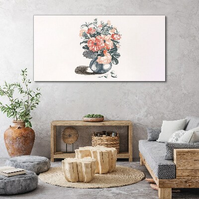 Tablou canvas Flori într-o vază