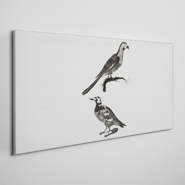 Tablou canvas Păsări pe o ramură