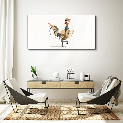 Tablou canvas Cocoș în acuarelă