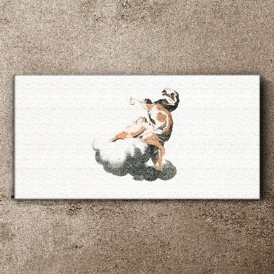 Tablou canvas Figura pe un nor