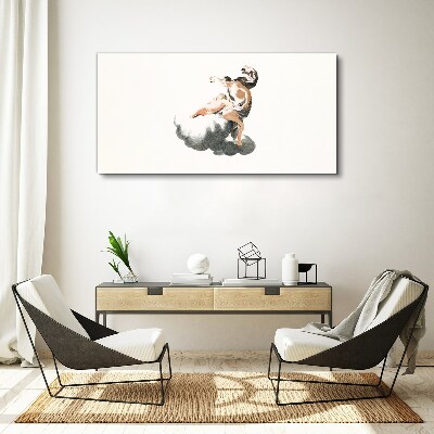 Tablou canvas Figura pe un nor