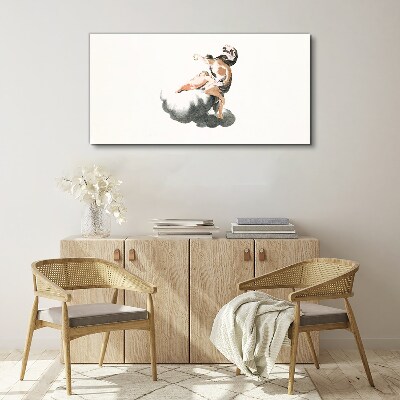 Tablou canvas Figura pe un nor