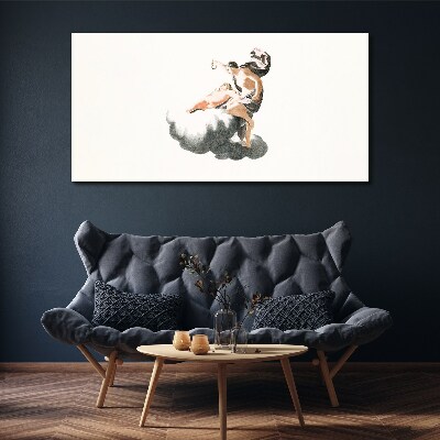 Tablou canvas Figura pe un nor