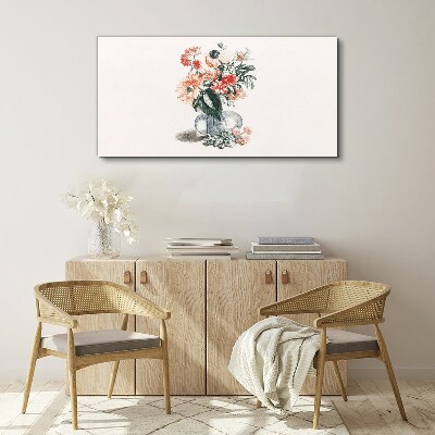 Tablou canvas Desen flori de plante