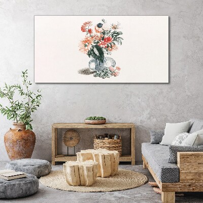 Tablou canvas Desen flori de plante