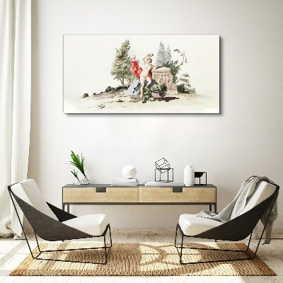 Tablou canvas Scenă mitologică cu fructe
