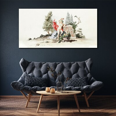 Tablou canvas Scenă mitologică cu fructe