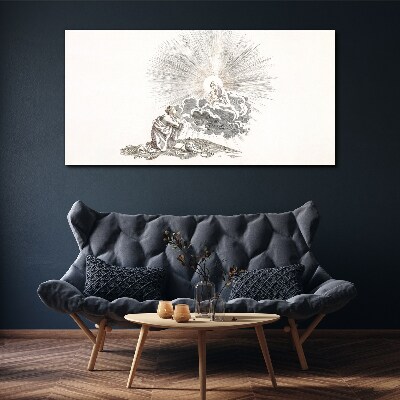 Tablou canvas Rugăciunea în fața divinității