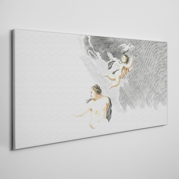 Tablou canvas Îngeri în nori