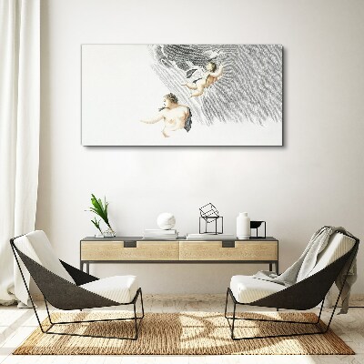 Tablou canvas Îngeri în nori