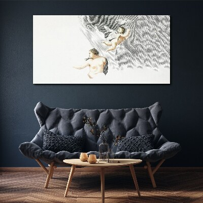 Tablou canvas Îngeri în nori