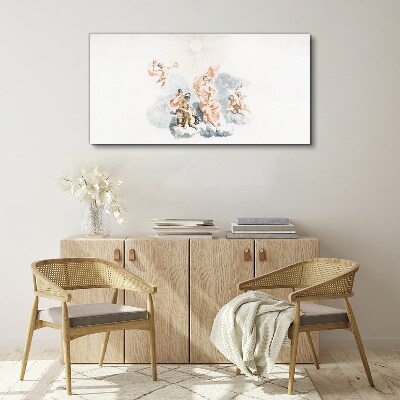 Tablou canvas Îngeri în nori