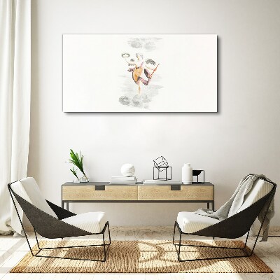 Tablou canvas Înger cu coroană