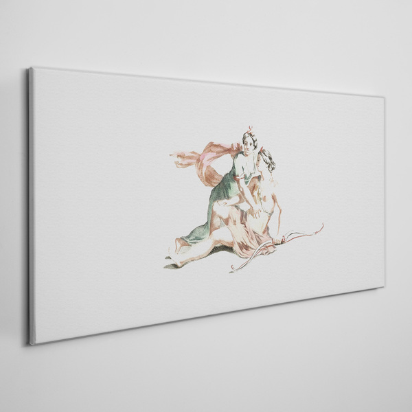 Tablou canvas Scenă mitologică cu figuri feminine