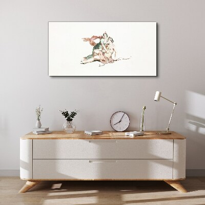 Tablou canvas Scenă mitologică cu figuri feminine