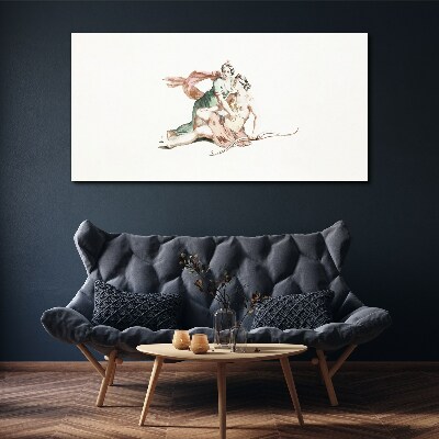 Tablou canvas Scenă mitologică cu figuri feminine