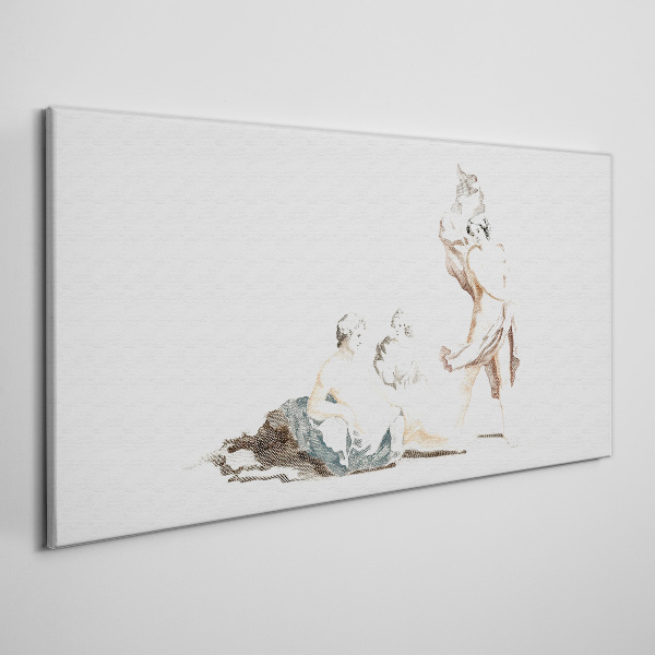 Tablou canvas O scenă din viața artistică