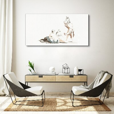 Tablou canvas O scenă din viața artistică