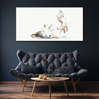Tablou canvas O scenă din viața artistică