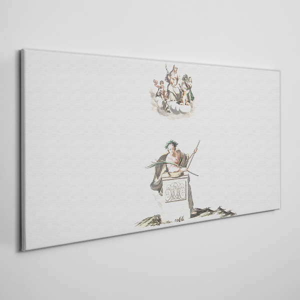 Tablou canvas Inspirații mitologice în tonuri pastelate