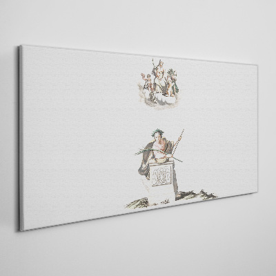 Tablou canvas Inspirații mitologice în tonuri pastelate