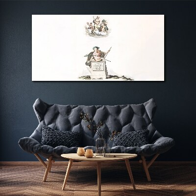 Tablou canvas Inspirații mitologice în tonuri pastelate