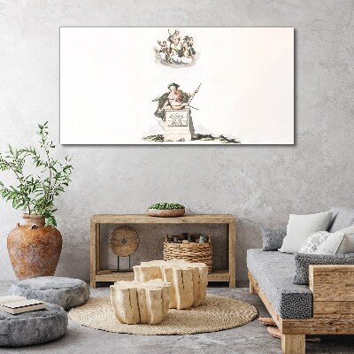 Tablou canvas Inspirații mitologice în tonuri pastelate