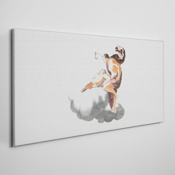 Tablou canvas Înger pe un nor