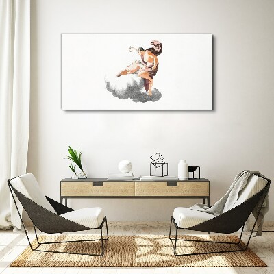 Tablou canvas Înger pe un nor