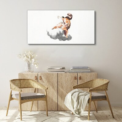 Tablou canvas Înger pe un nor