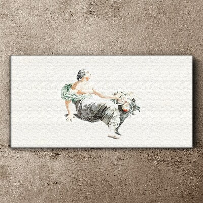 Tablou canvas Muza florilor