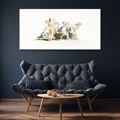Tablou canvas Scenă mitologică în culori pastelate
