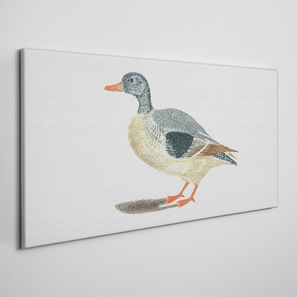 Tablou canvas Rață în nuanțe pastelate