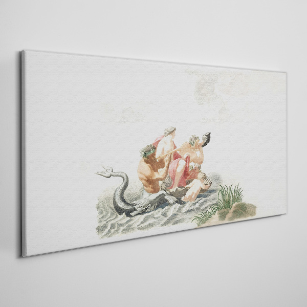 Tablou canvas Scenă mitică pe apă