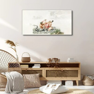 Tablou canvas Desen de om de mare