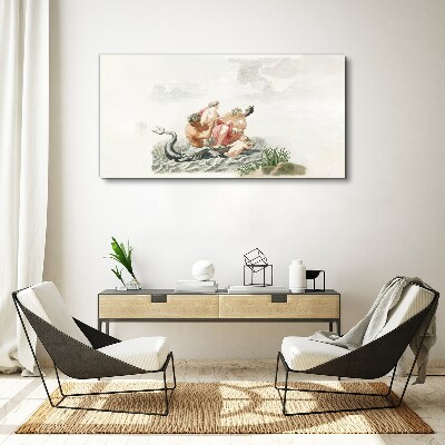 Tablou canvas Scenă mitică pe apă