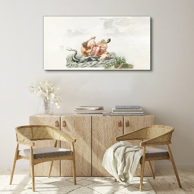 Tablou canvas Desen de om de mare