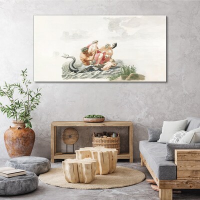 Tablou canvas Desen de om de mare