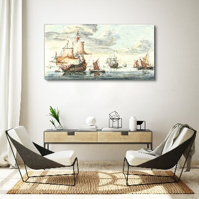 Tablou canvas Croaziera cu vele istorice