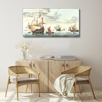 Tablou canvas Nave maritime Cerul oceanic