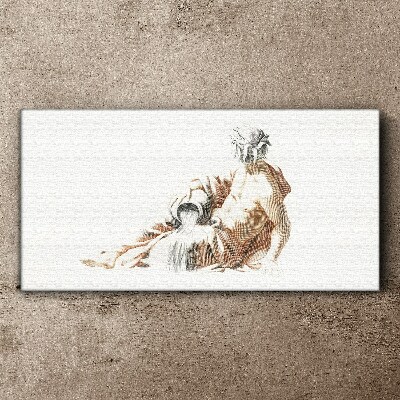 Tablou canvas Om mitologic cu ulcior
