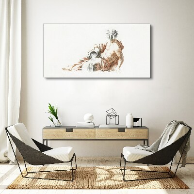 Tablou canvas Om mitologic cu ulcior